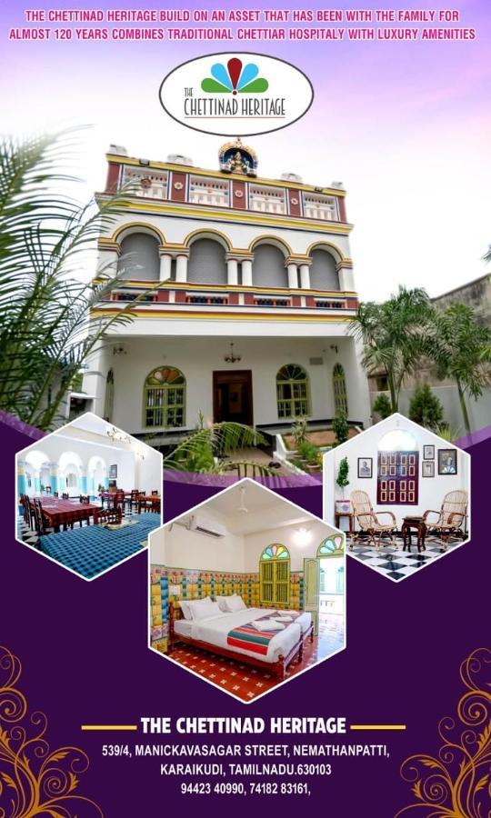 The Chettinad Heritage Kānādukāttān Exteriér fotografie
